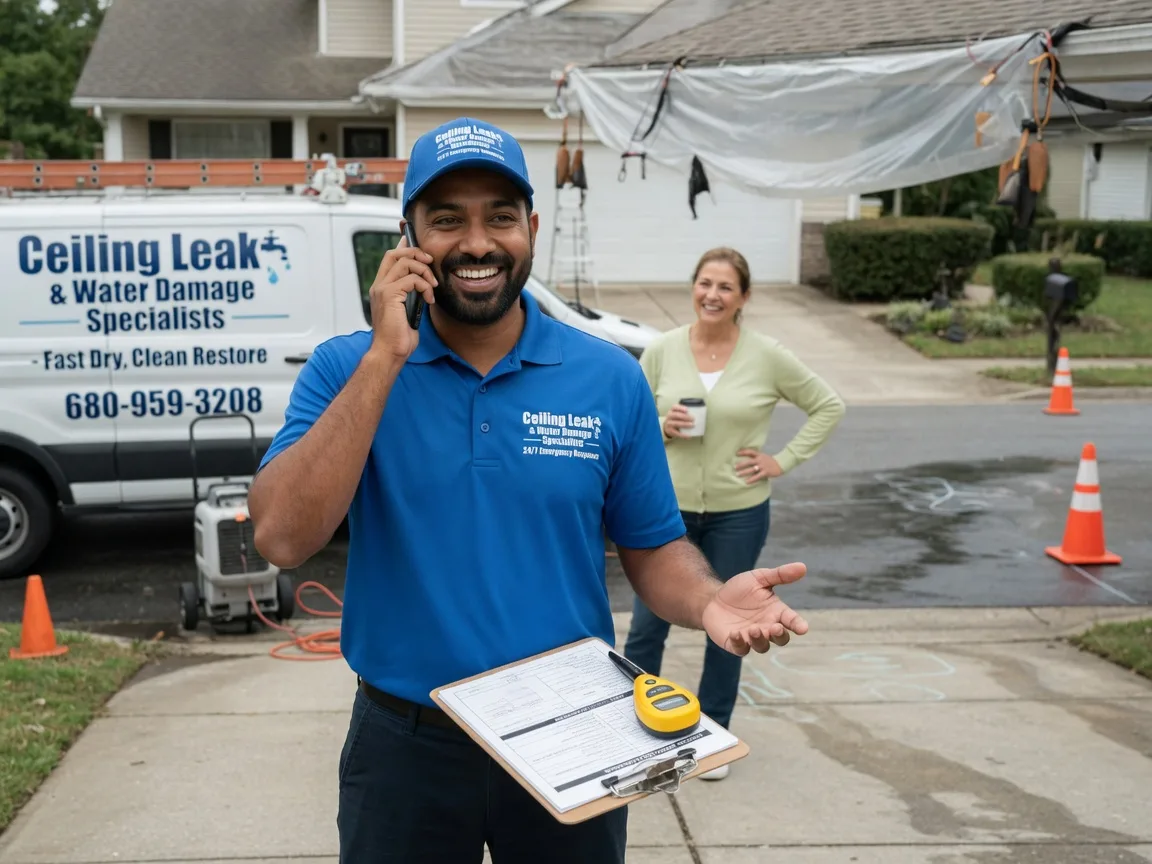 Ceiling Leak Cleanup San Elizario, TX FAQs